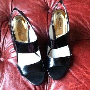 Michael Kors black heels 6.5 worn once